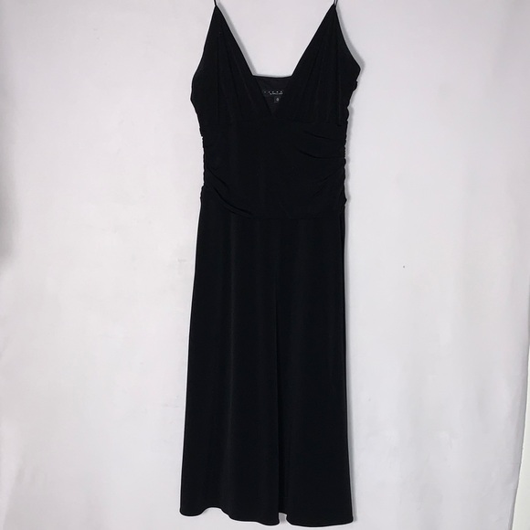 Laundry By Shelli Segal Black Midi Dress - Picture 1 of 6